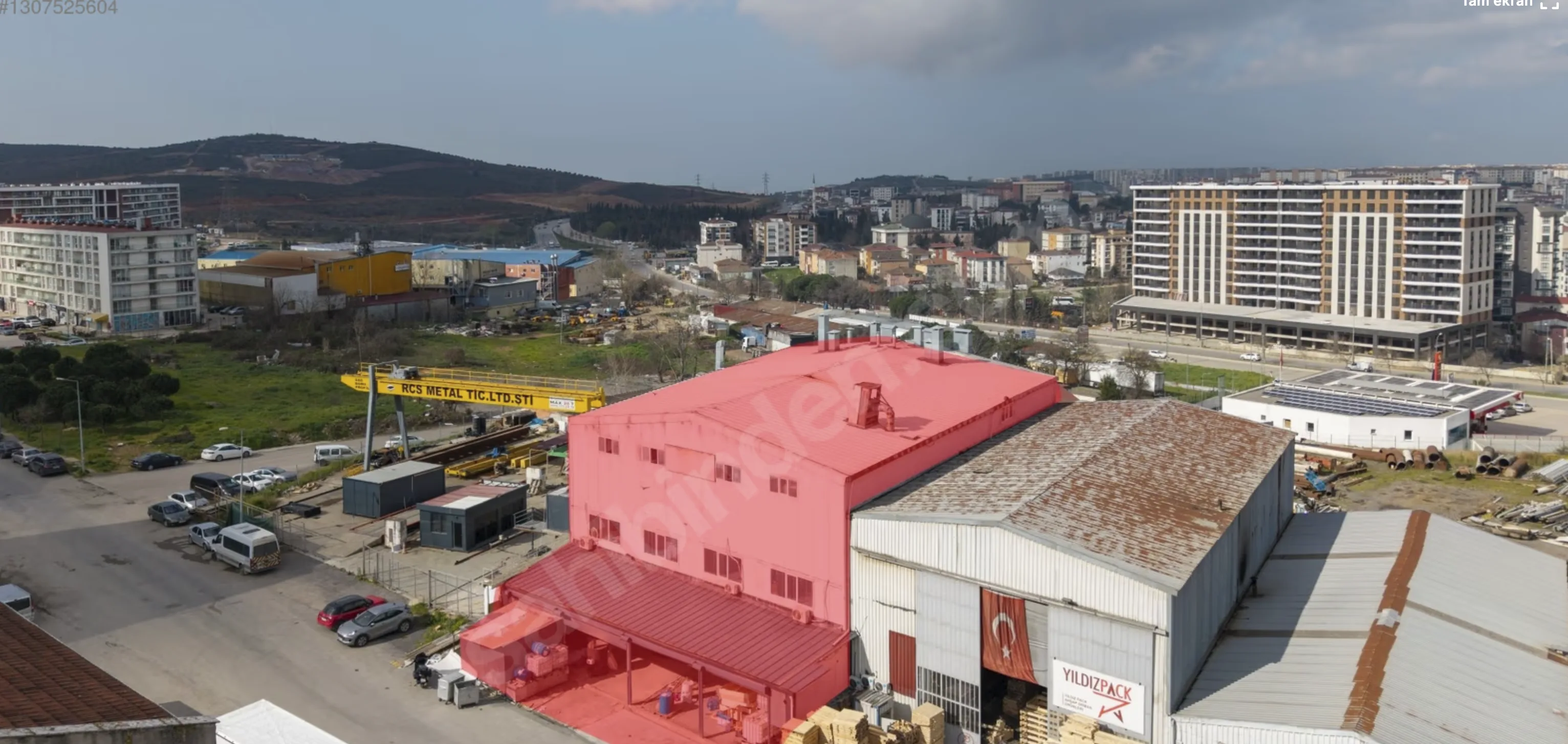 Tuzla Aydınlı'da 3.000 m² Kapalı 3 Katlı Kiralık fabrika