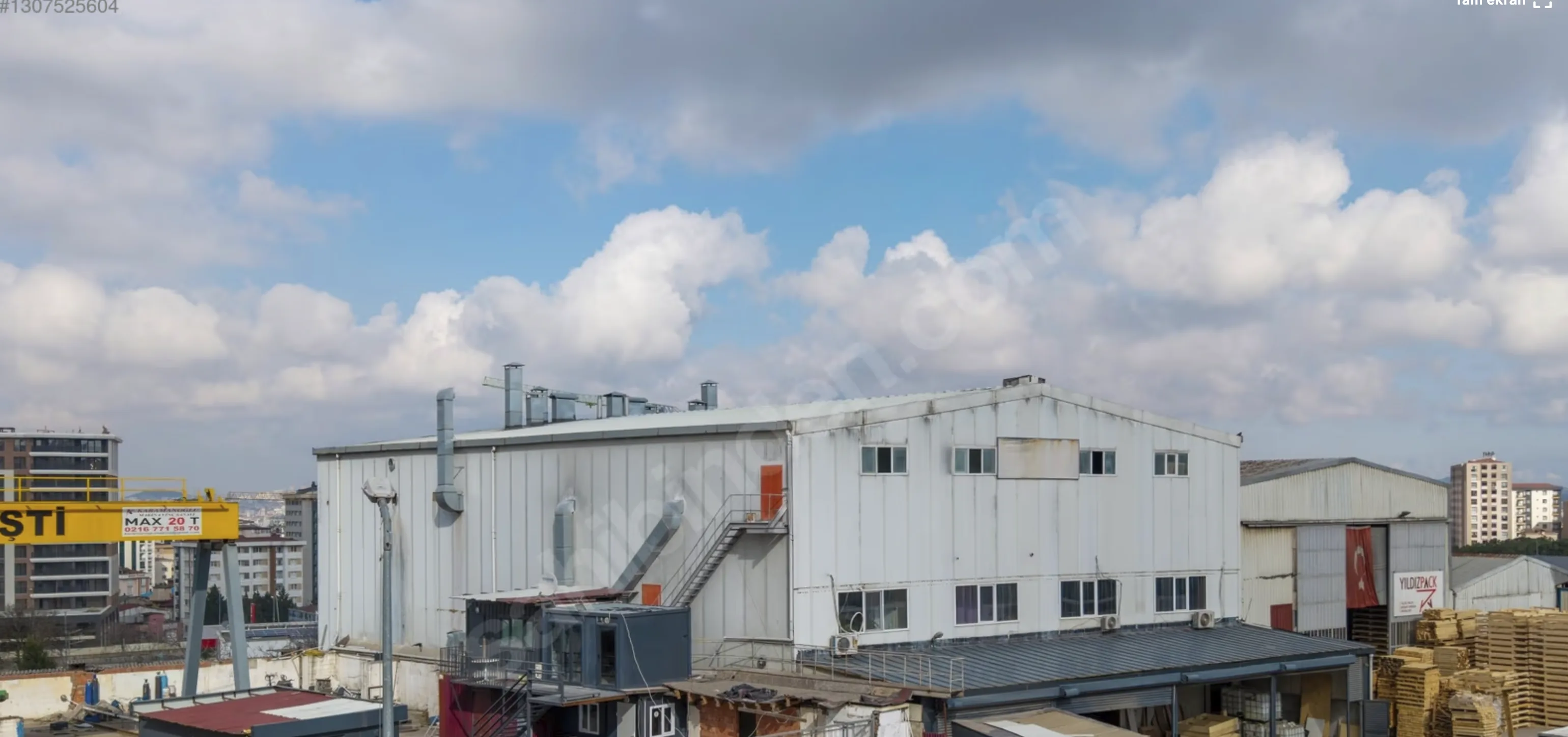 Tuzla Aydınlı'da 3.000 m² Kapalı 3 Katlı Kiralık fabrika